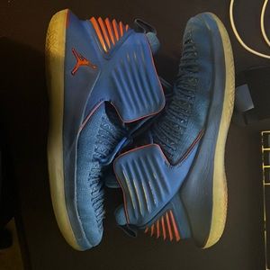 Blue Jordan 32 Russ size 7